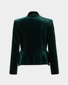 Bamboo Accent Velvet Blazer
