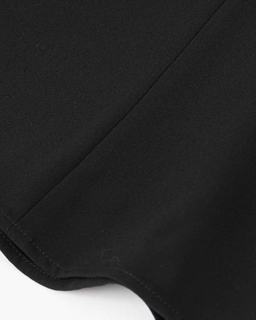 Black Fish-Tail Midi Skirt