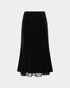 Silk-Blend Midi Skirt - Sussiland