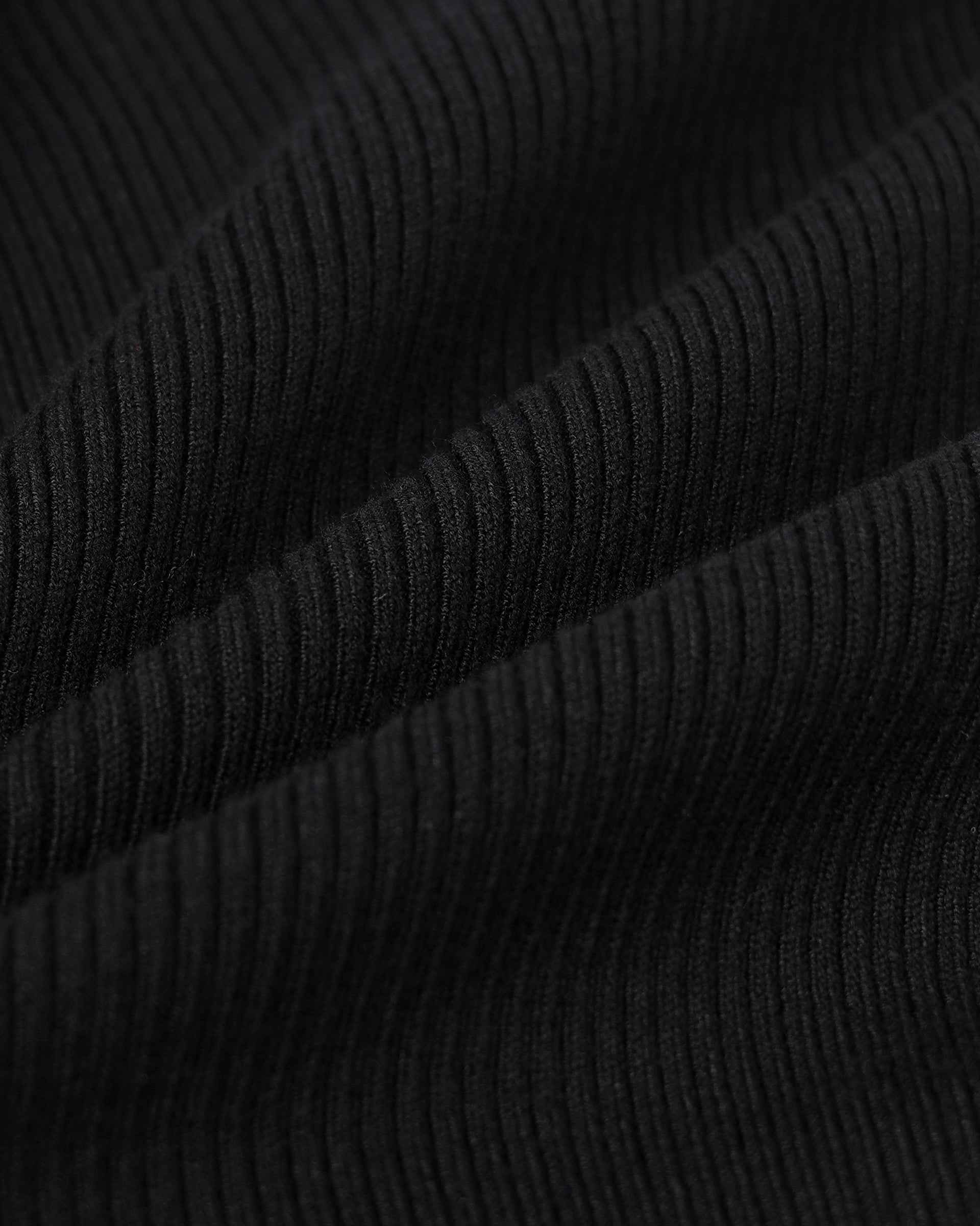Noir Wrap-Around Knit Top