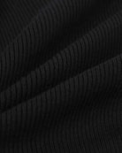 Noir Wrap-Around Knit Top