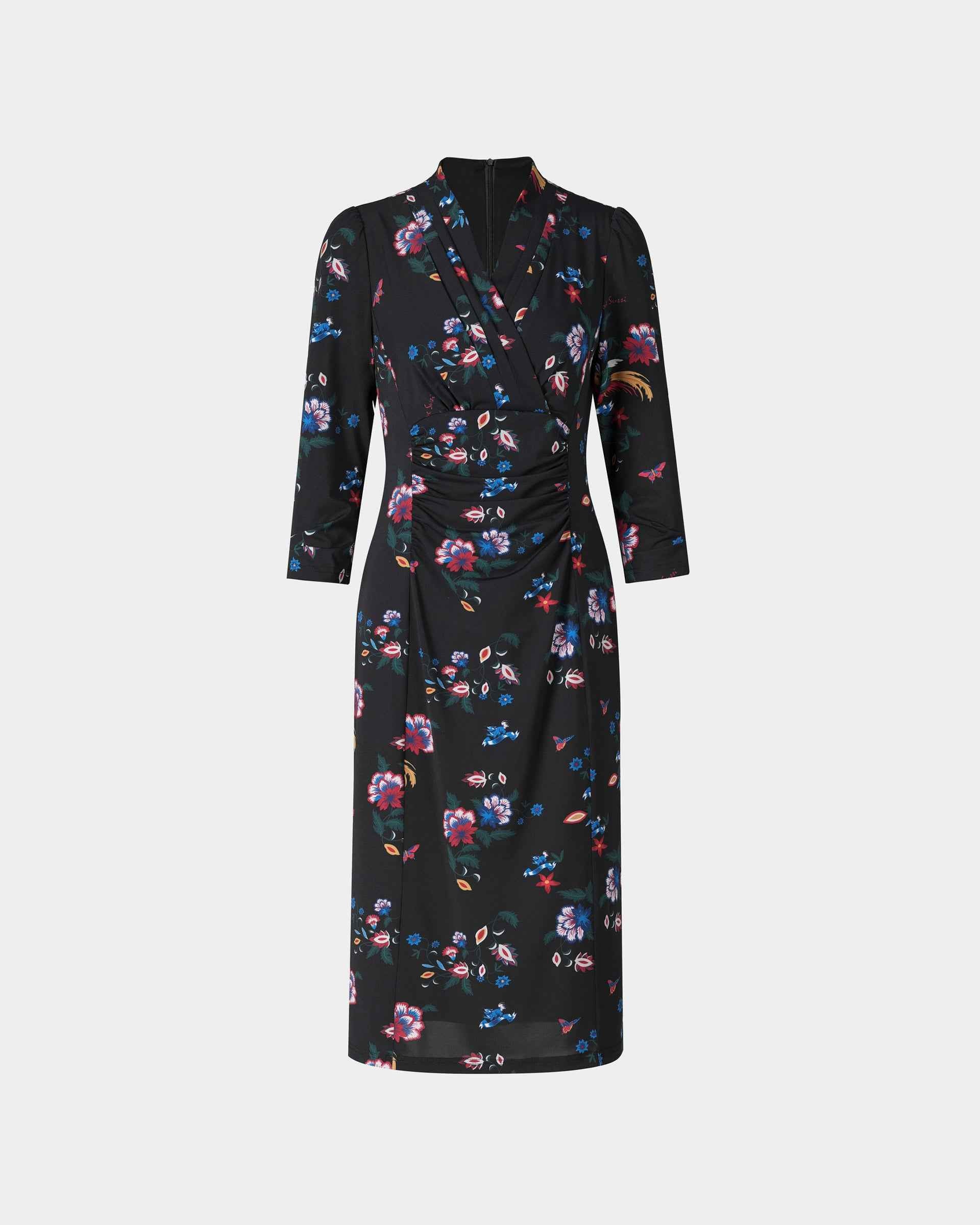 Phoenix Printed Wrap Dress