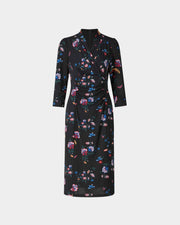 Phoenix Printed Wrap Dress