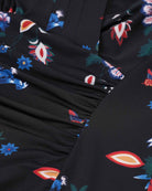 Phoenix Printed Wrap Dress