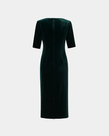 Riverscape Embroidered Sheath Dress - Sussiland