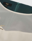 Riverscape Embroidered Sheath Dress