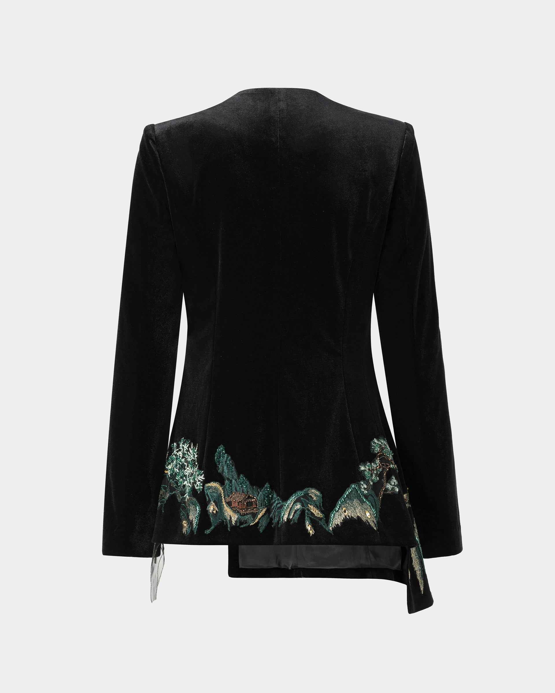 Riverscape Embroidered Blazer