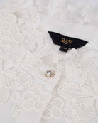 Refined Lace-Detail Blouse