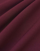 Asymmetrical Burgundy Midi Skirt