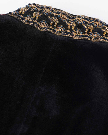 Embroidered High-Waist Blazer