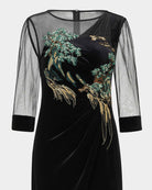 Riverscape Embroidered Midi Dress