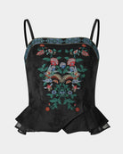 Phoenix Embroidered Corset Top