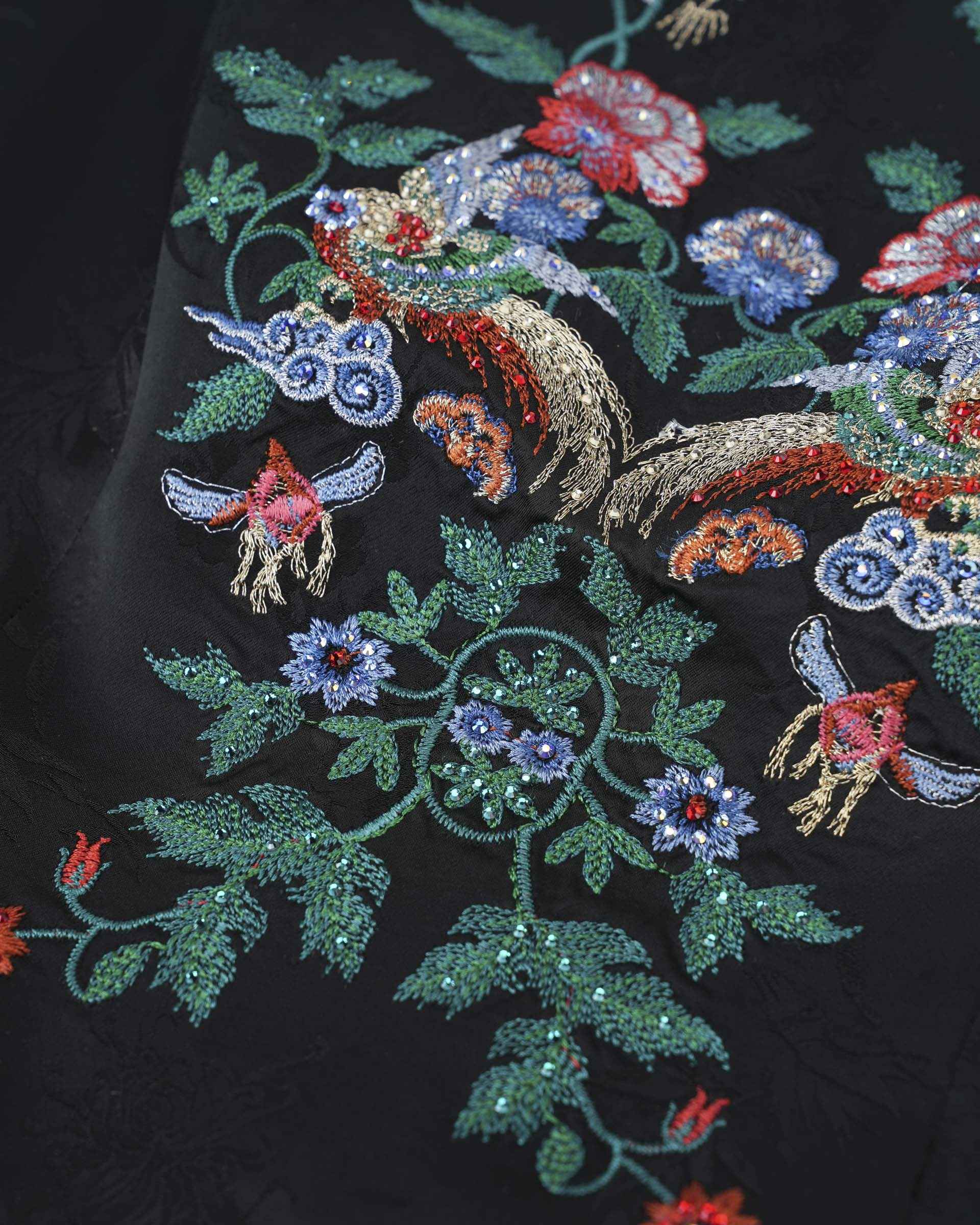 Phoenix Embroidered Corset Top