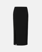 Black Tailored Pencil Skirt - Sussiland
