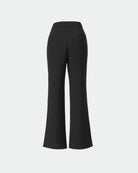 Black Wide-Leg Cropped Trousers - Sussiland