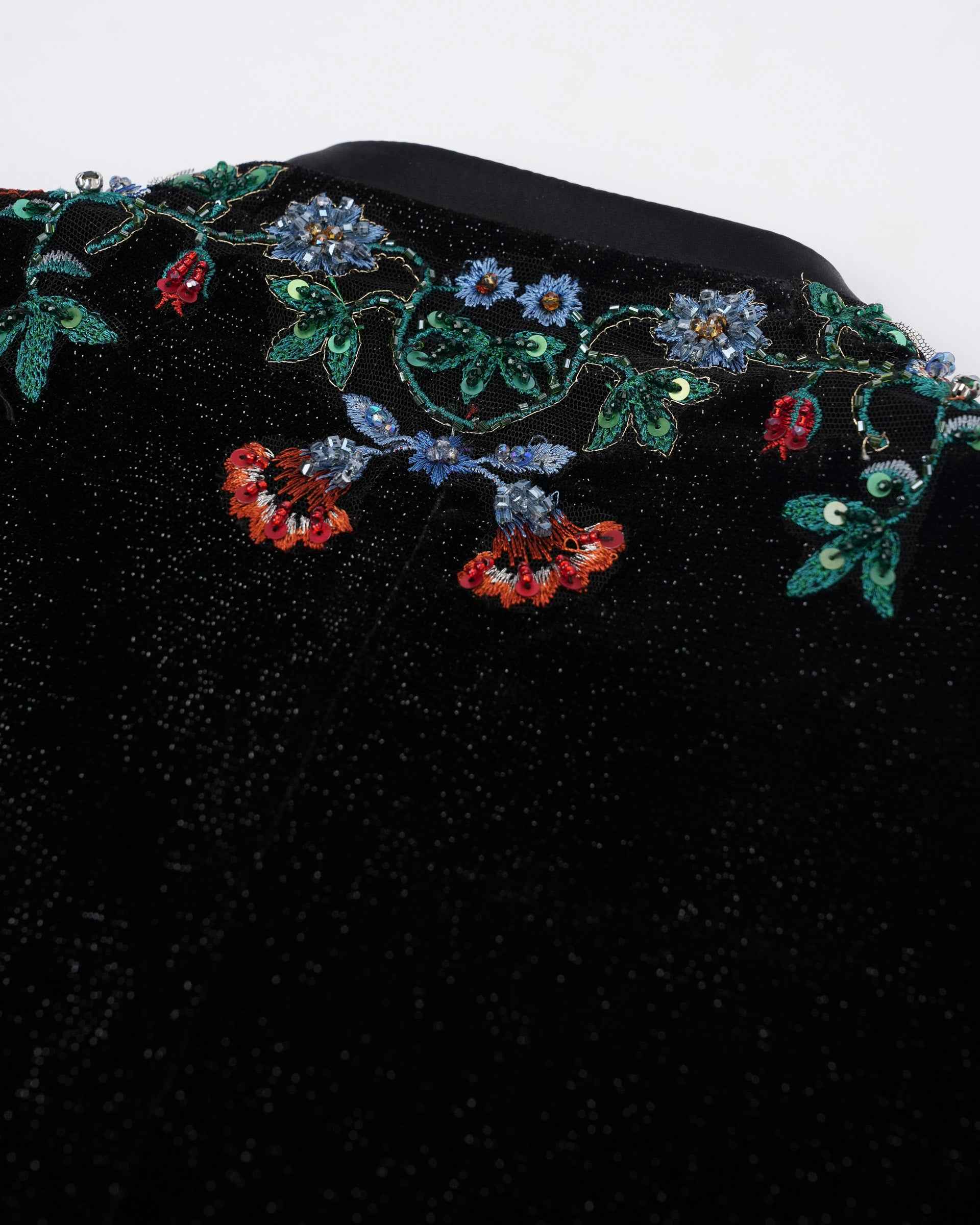 Prosperity Embroidered Velvet Blazer