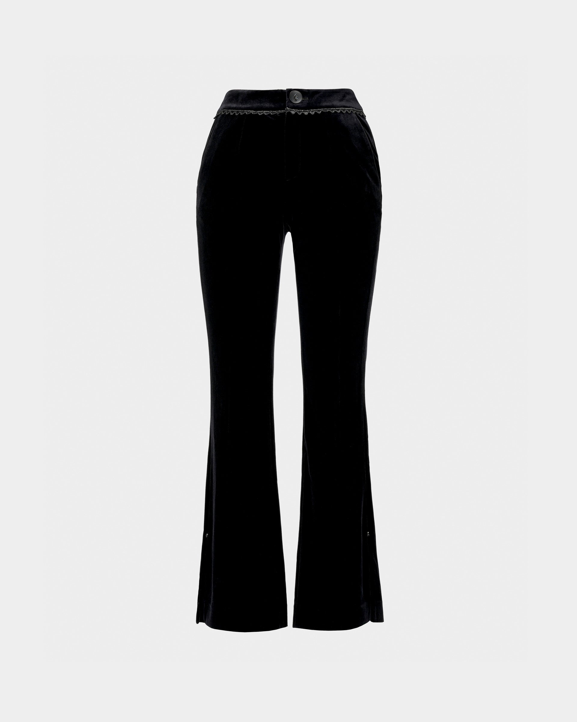 Classic Black Wide-Leg Trousers - Sussiland