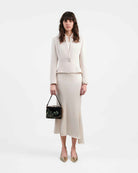 Single-Button Fitted Blazer