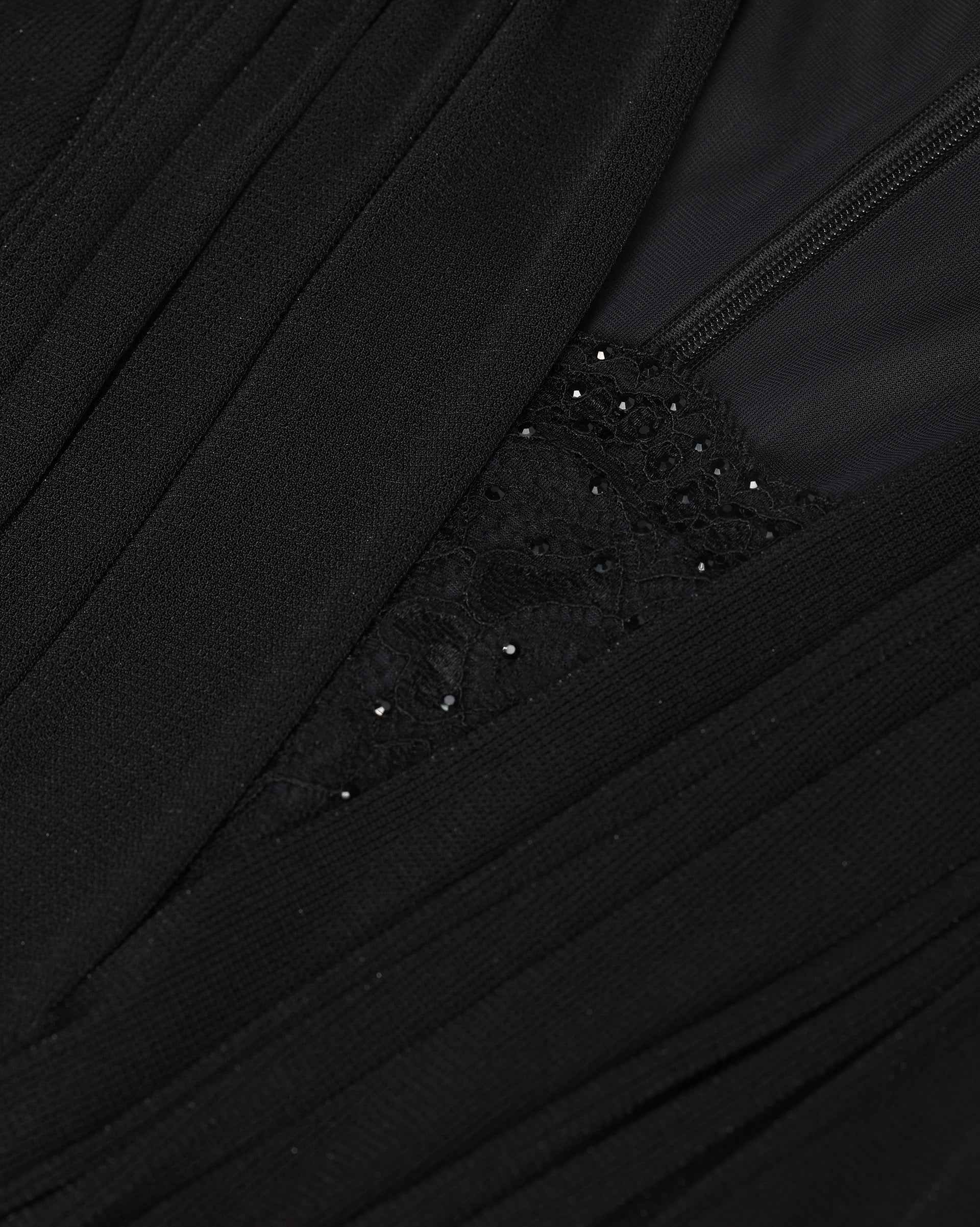 Slim-Fit Waist-Cinching Flutter-Sleeve Dress