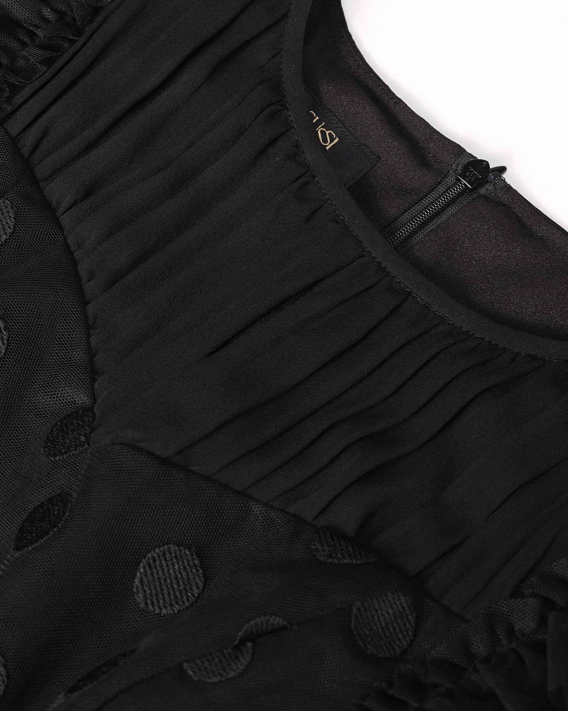 Casual Flutter-Sleeve Fitted Waist Top
