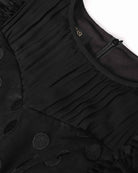 Casual Flutter-Sleeve Fitted Waist Top