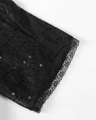 Elegant Waist-Cinching Lace Dress