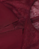 Festive Cinched-Waist Lace Party Dress