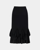 Sophisticated High-Waisted Mermaid Hem Pencil Skirt - Sussiland