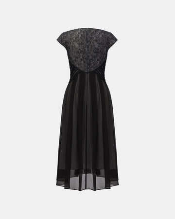 Elegant Cinched-Waist Dress - Sussiland