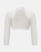 Rhinestone-Embellished Versatile Cardigan Sweater