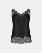 Silk Lace-Trim Camisole