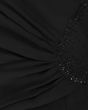 Romantic flowy cinched-waist dress