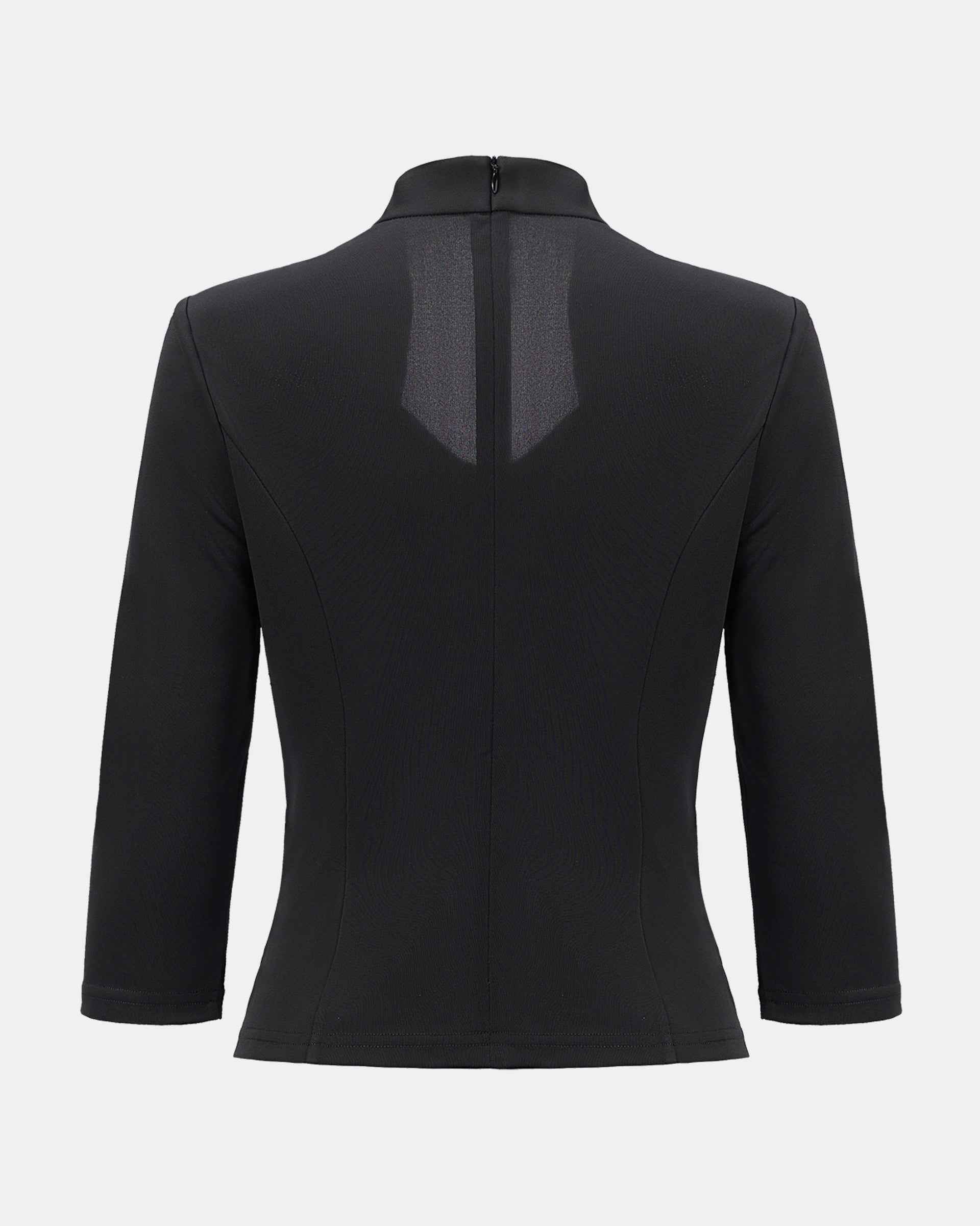 Tailored Waist-Cinching Blouse
