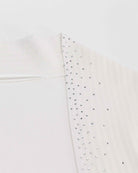 Rhinestone-Embellished Versatile Cardigan Sweater