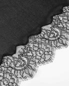 Elegant Shawl-Collar Lace Coat