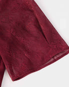 Festive Cinched-Waist Lace Party Dress