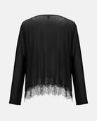 Chic Oversized Lace Blouse