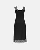 Delicate Lace Cinched-Waist Dress